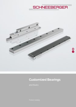 Customized Bearings and Racks